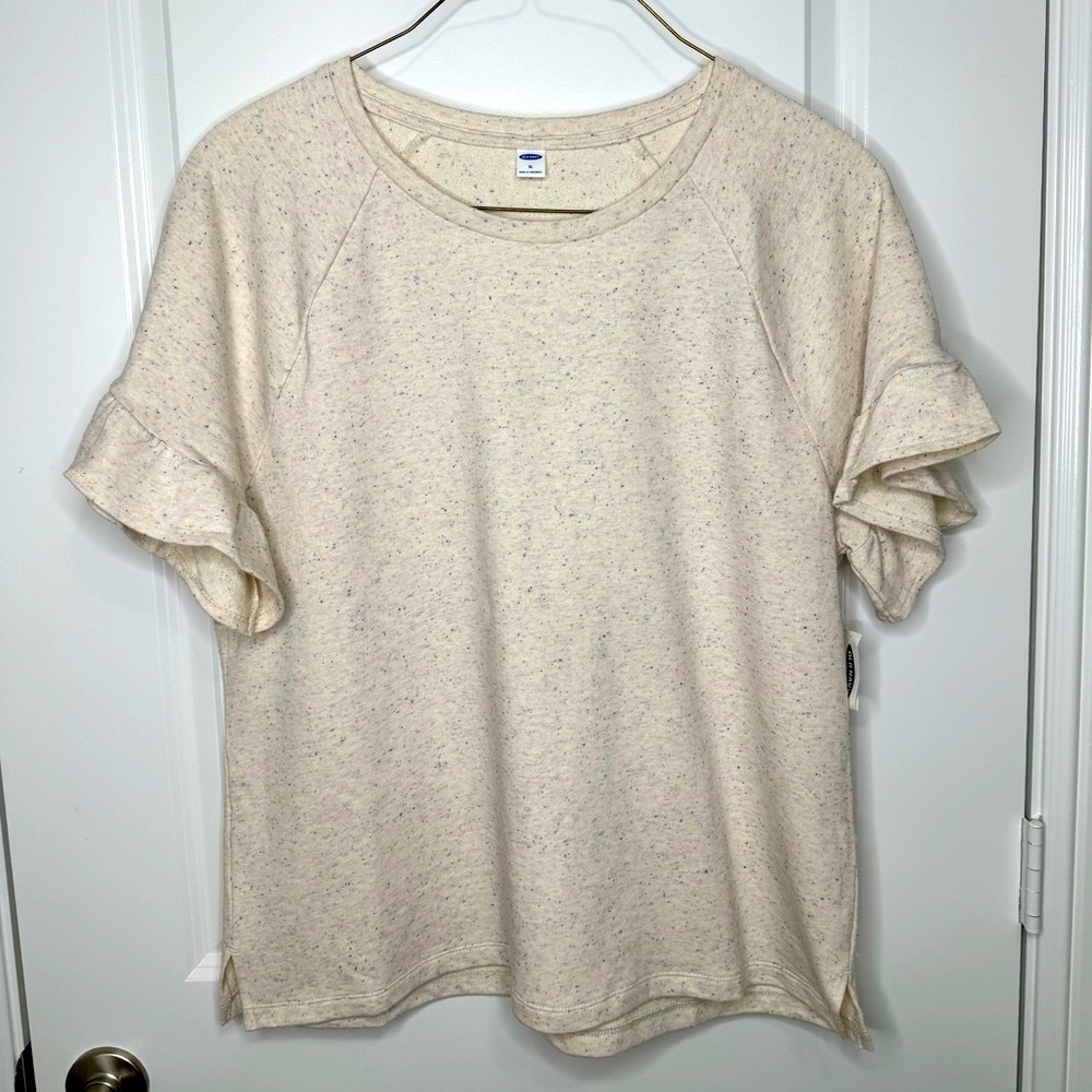NWT Old Navy Cream Shirt Women’s XL